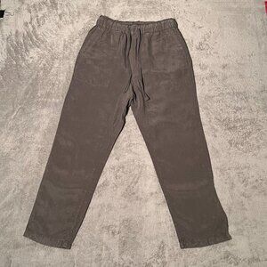Zara pant women's taupe EUR XS linen and lyocell new with tag